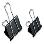 5 Star Office Foldback Clips 51mm Black [Pack 