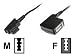 Bild: TAE Extension Cable, N CodedTAE N Plug, TAE N Coupling, Length 10 M