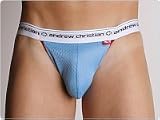 Andrew Christian Sports Mesh Jock Strap Light Blue