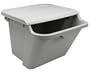 Gray Recycle Bin with Li