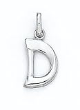 14K W/G INITIAL 'D' PENDANT - GH17060