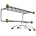 ABAPMMUR - Wall Garment Rack, w/ 3 Hangers, 40 W, Stainless Steel