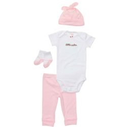 Carters Little Sister 4-Piece Layette Set with Cap