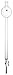 Kimax 17810-19300 Glass Chromatography Column with Reservoir and PTFE Stopcock Assembly, 19mm Column ID