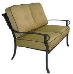 AGIO INTERNATIONAL CO., INC 50-35635A Meridian Cush Loveseat (2 pack)