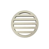 Plastic Drain Cover 3 inch diameter & 1/4 inch thick - 5 PACK - High Quality