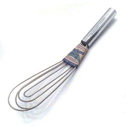 12 Flat Whip with Metal Handle (13-0554) by Best