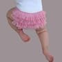 Ruffle Bottom Onesie with Crown Applique Size: 12-18 Months