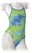 Finis Aquatuff Female Skinback Rip Tide Swim Wear Blue/Green