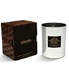 Voluspa Seasons French Bourban Vanille Metallic Candle in Velvet Box