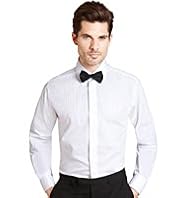 Satin Stripe Evening Dress Shirt