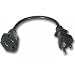 6FT OUTLET SAVER POWER EXT CORD NEMA 5-15R TO NEMA 5-15P