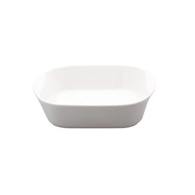 Kitchen Craft White Porcelain Serving Dish - Medium- 20.7cm x 18.8cm x 5cm