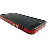 Red and Black Premium Bumper Case for the NEW Apple iPhone 5 - AT&T, Verizon, Sprint
