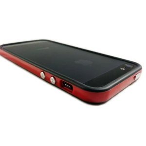 Leegoal(TM)Red and Black Premium Bumper Case for the NEW Apple iPhone 5 - AT&T, Verizon, Sprint Leegoal(TM)Red and Black Premium Bumper Case for the NEW Apple iPhone 5 - AT&T, Verizon, Sprint
