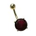 14k Gold Birth Stones Color = July - Sold Individually