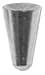 Beadalon 6.5mm Memory Wire End Caps - Cone 6PK/Silver