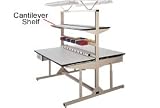 60L X 12D Plastic Laminate Cantilever Shelf