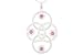 14K White Gold 1.75cttw. Pink Sapphire & Diamond Pendant