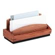 Rolodex 19390 Executive woodline ii 3 compartment desk sorter, 11w x 5-1/8d x 5-1/2h, cherry