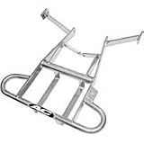 06-11 YAMAHA RAPTOR700: AC RACING COOLER RACK (BRUSHED ALUMINUMI INCH TUBING) by AC Racing