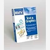 Electronics : Rey Text and Graphics Paper A4 160gsm White Pack of 250 RPTG2116