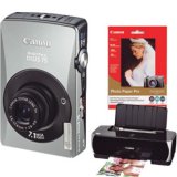 Canon IXUS 75 Digital Camera Ref 1815B005AA [and iP2500 Photo Printer and PP101 Photo Paper] Oct-Dec 2007