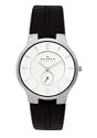Skagen Herrenarmbanduhr Slimline Leder 433 LSLC