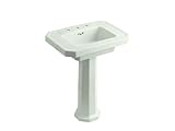 IMAGE OF Kohler K-2322-8-NG Kathryn Pedestal Lavatory with 8