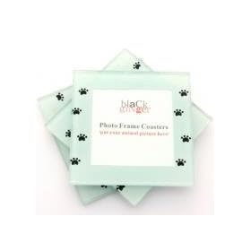 Paw Print "Photo Frame Coasters", Great gift for an animal lover!