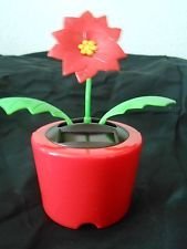 Solar Powered Dancing Poinsettia