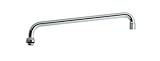 Chicago Faucets L15JKCP 15-Inch C-C Swing Spout with Aerator Outlet, Chrome