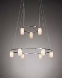 Simply Kovacs Chandeliers Brushed Nickel Flush/Semi-Flush
