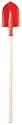 Children's Toy Gardening Tools: Kid Sized Metal Miner Shovel 29.5" Red, made in Sweden by NYBY