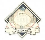 San Diego Padres Diamond Banner Pin by Peter David