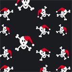 Wrapping Paper Christmas Skull