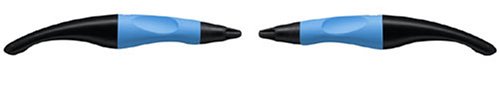 Smove Easy 14+ Right handed Rollerball in Black with Cyan Blue grip