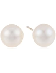 14k Gold Akoya Cultured Pearl 6.5-7mm Stud Earrings
