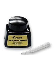12 Pack Pilot Pen 43500 1oz Refill Ink for Permanent Markers - Black (SCRF-BLK)