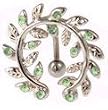 Vine Wreath Top Down Belly Button Ring