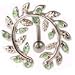 Vine Wreath Top Down Belly Button Ring