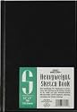 Black Hardcover Sketchbook- Stitch Bound 5-1/2x8 Inch