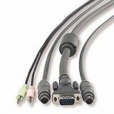Belkin Omniview PS/2 KVM Cable For SoHo Series With Audio 3M