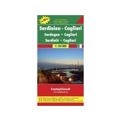Freytag Berndt Autokarten, Sardinien-Cagliari - Ma�stab 1:150 000
