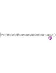 Sweethearts® Enamel Heart Charm Bracelet Sterling Silver " Bff " 85511