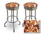 2 Horse Themed Specialty / Custom Barstools Set