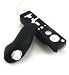 Nintendo Wii Remote and Nunchaku Controller Black Premium Silicone Skin Case Cover (Remote and Nunchaku NOT Included)
