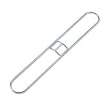 UNISAN Clip-On Dust Mop Frame, 36 Width x 5 Depth, Zinc Plated (1436)