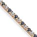 14k Sapphire and Diamond Bracelet