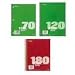 5-Subject 180-Sheet College Rule Notebook Image